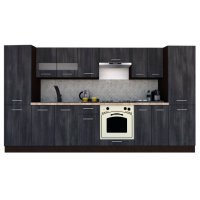 Bucatarie MARINA NEW 340 5B Wenge / Decor 8509
